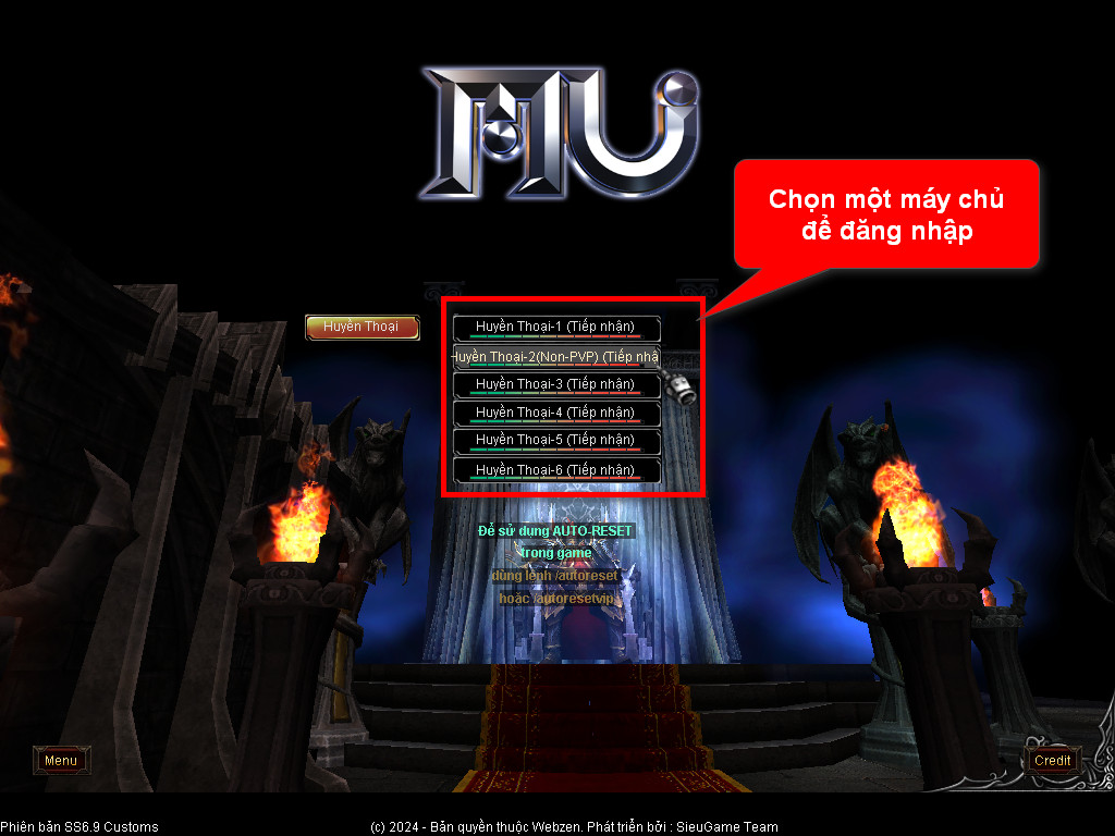 Chức năng chính của Game MU Thiên Vương